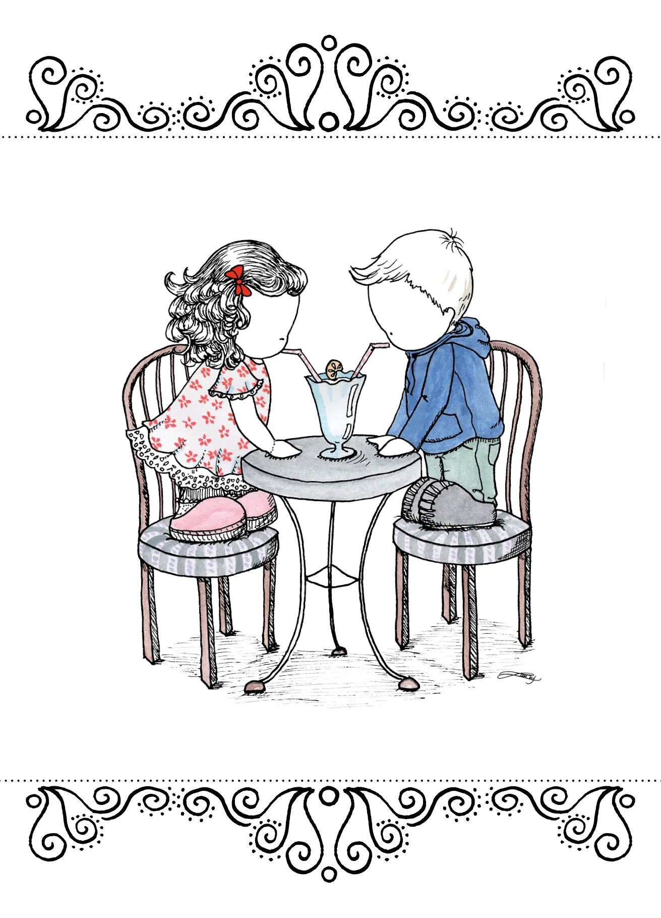 Sharing is Caring postcard