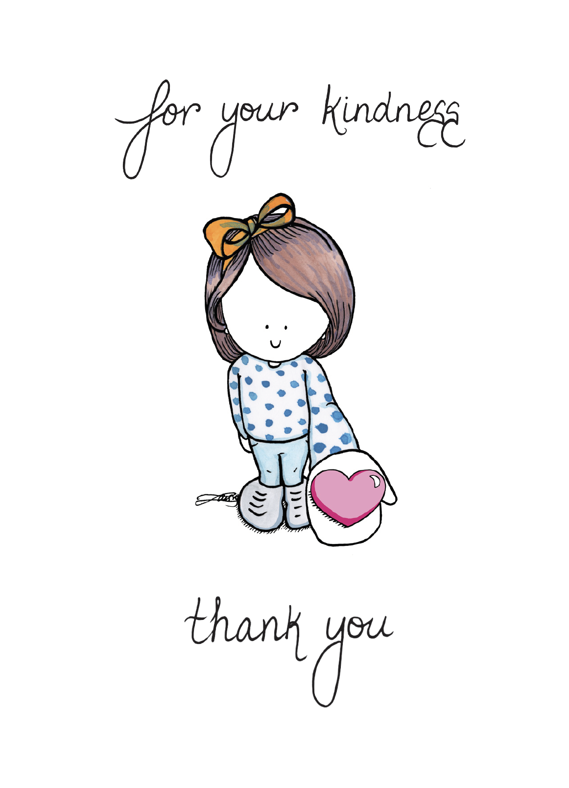 Heartfelt Thanks card (eng)