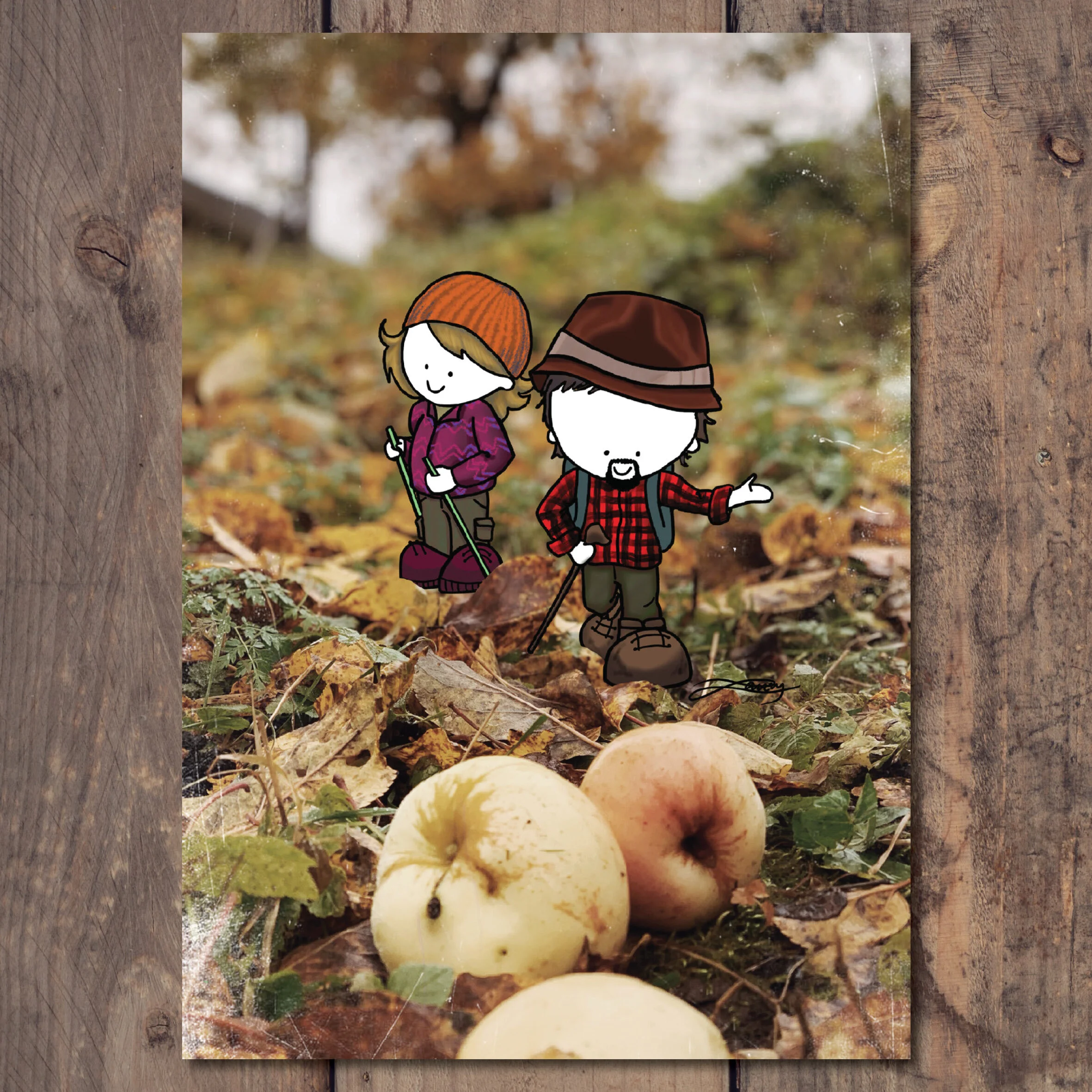 Apple Adventurers postcard