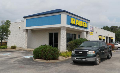 RABEN TIRE CO COMPLETES 19-PROPERTY SALE/LEASEBACK