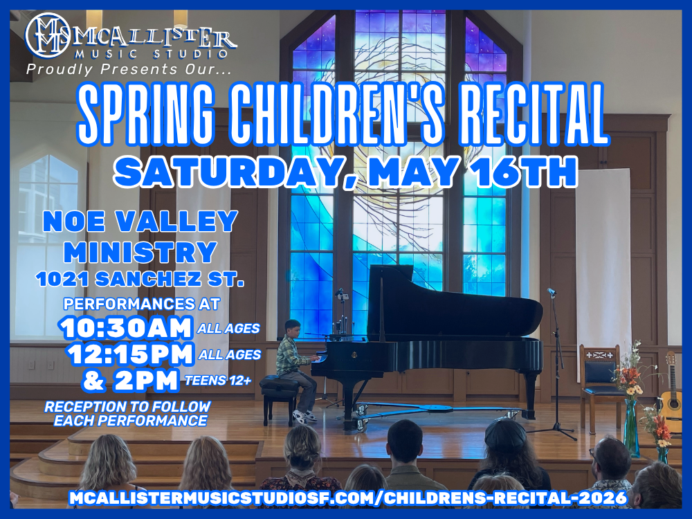 Spring Children’s Recitals - In-Person