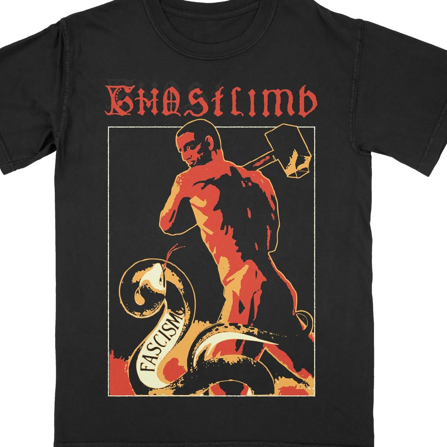 New prints of these ghostlimb shirts up in the webstore now. Fuck em all, now more than ever #ghostlimb check out the store in bio