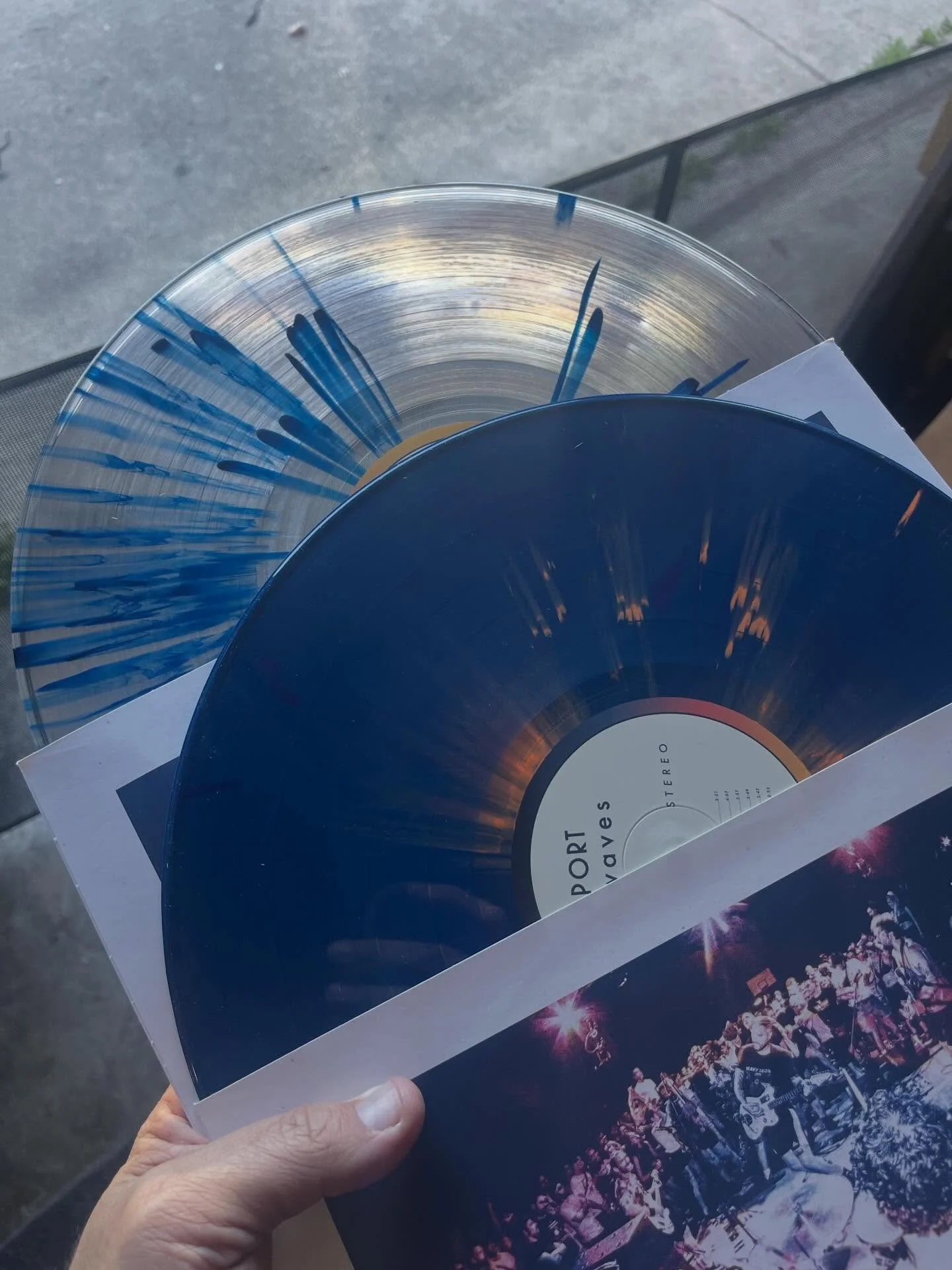 @sportleband new LP &ldquo;in waves&rdquo; has hit US shores in blue an clear splatter variants. Repress of &ldquo;colors&rdquo; on brown vinyl is also here. Up on the webstore now, due to cataclysmic geopolitical conditions and DHL trashing the last