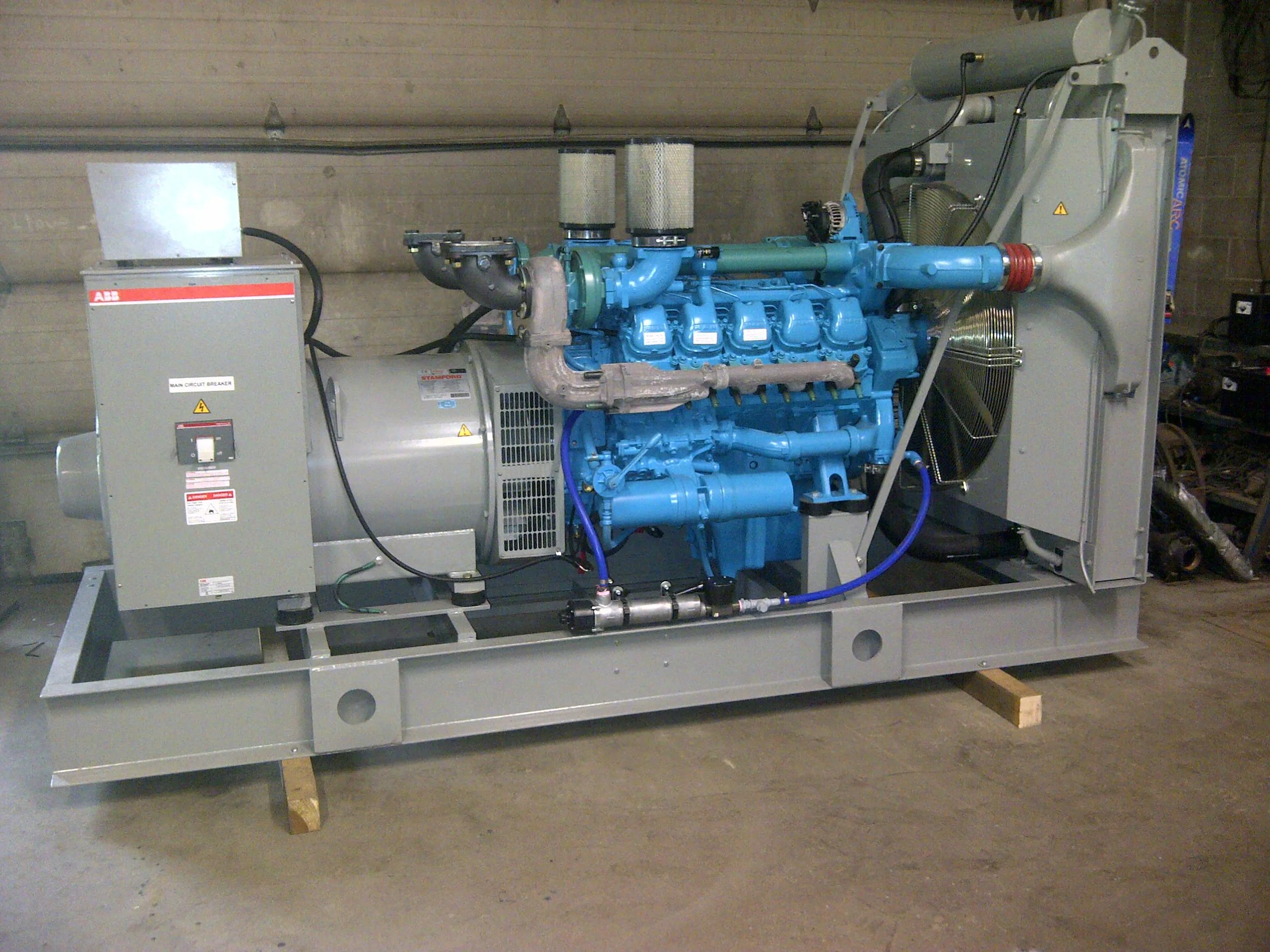 600 kW Man genset