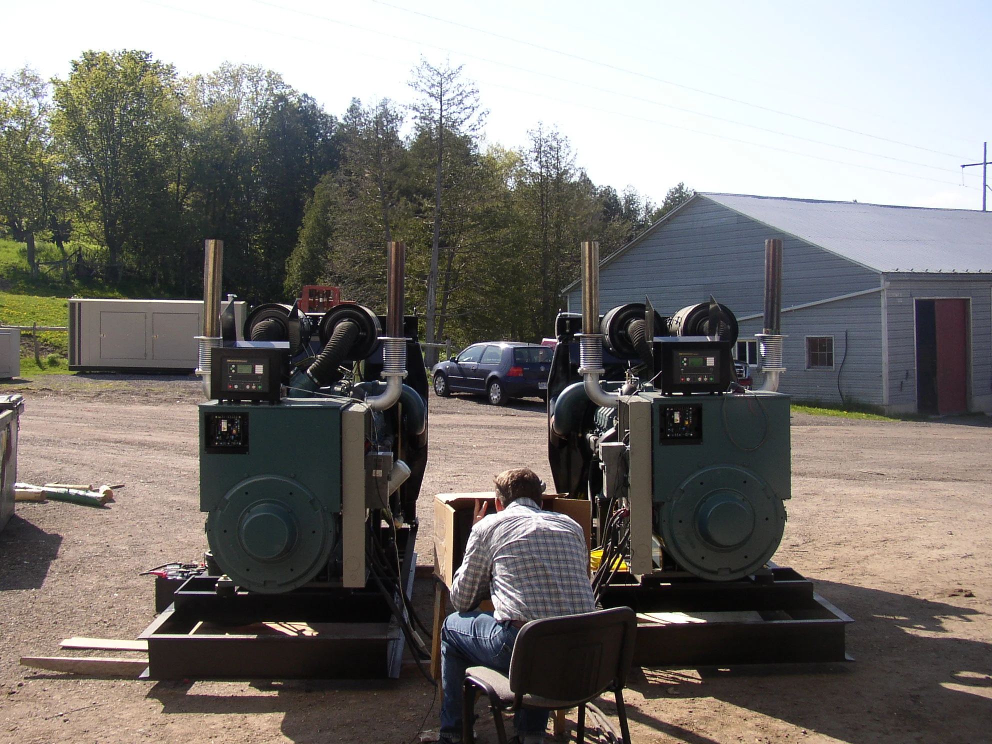 Two 500 kW Daewoo Units Synchronized