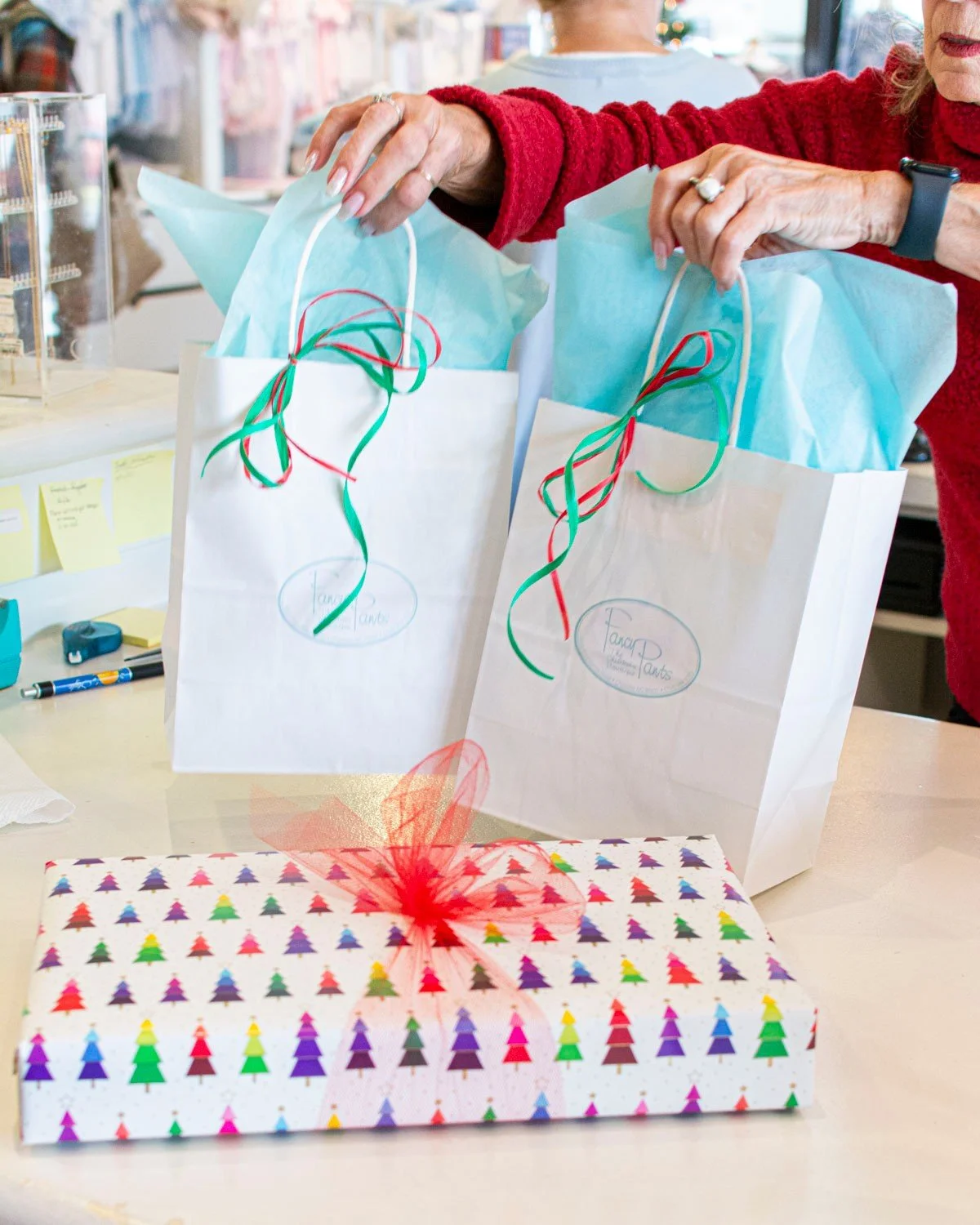 Don't forget! We offer complimentary gift wrapping on full-priced items over $10 and love to put together something special.