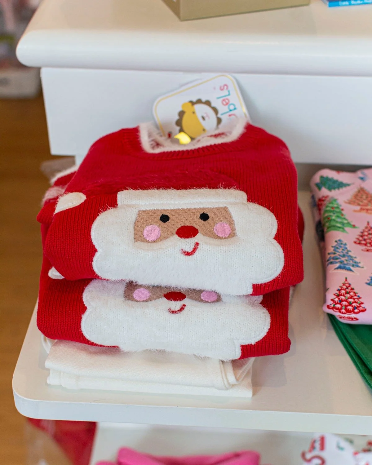 Swipe through to see ➡ Christmas sweaters and tops for girls. 🎄⛄ 

#charlottenc #childrensclothing  #shoplocalnc #shopsmallclt Children's Boutique Charlotte