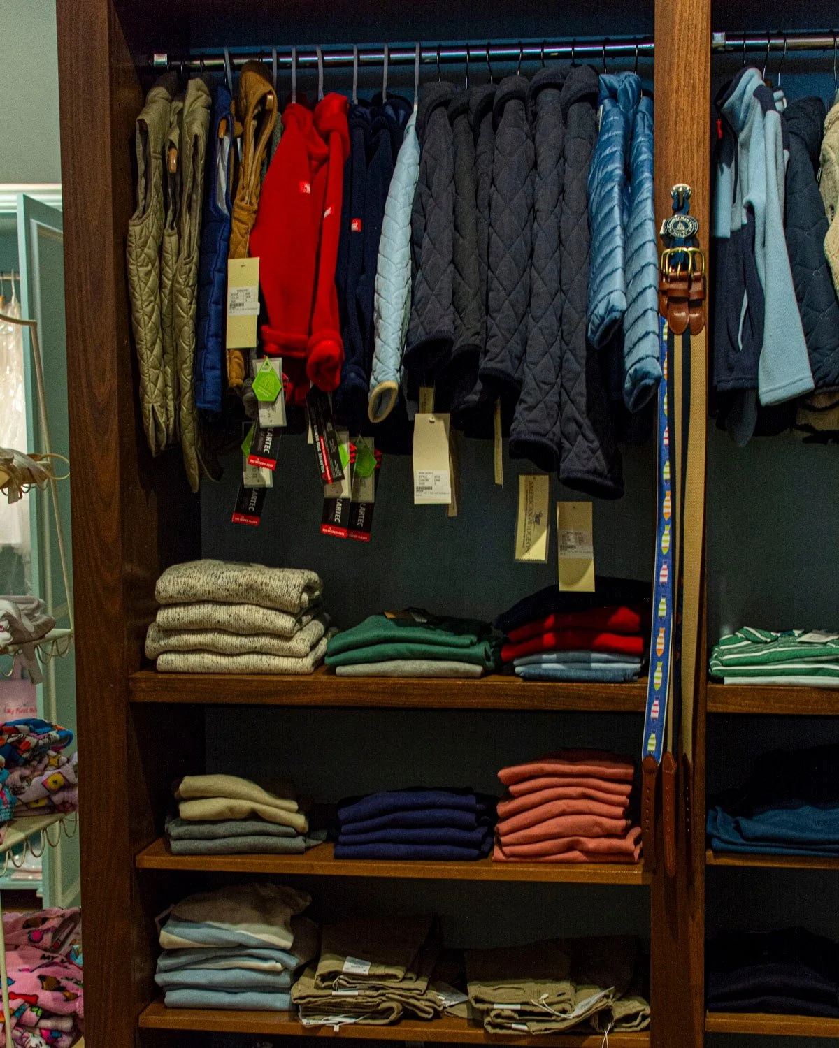 Many of our boys sweater staples are fully stocked! Lots of high quality knit-wear and cotton options to pick from.