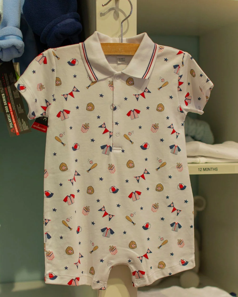 All new playsuits in from Kissy Kissy! Baseball, golf, construction and a safari theme. These are versitle pieces to be worn all spring.