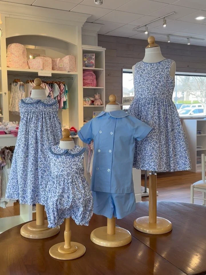 The Bailey Boys @baileyboysinc latest collection is so wonderful! Their Summer Breeze Floral sets feature hand drown blossoms and ruffle detailing.