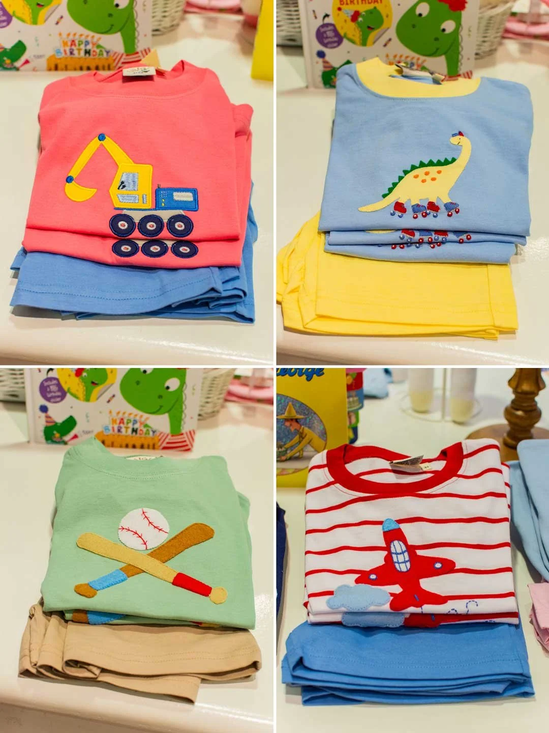 We have lots of new Luigi shirts in stock for all ages and sizes now as well. We're partial to the roller skating dino! 🛼 Want to know if we have a specific design in your size? We can't answer over social media but happy to check if you call the sh