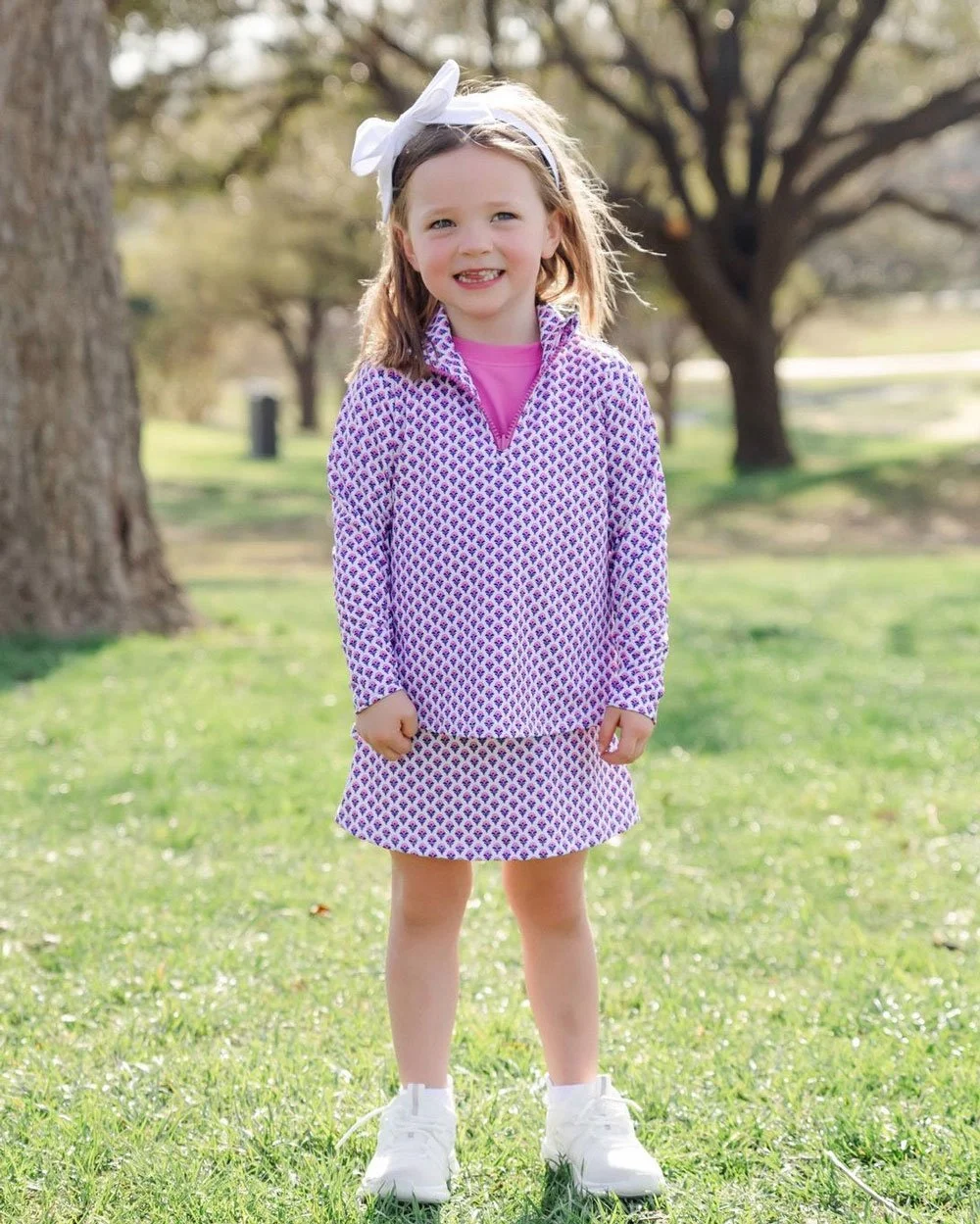 New this season! Lila and Hayes debuted their LH Sport Girl's Performance line. Shop for pullovers, skorts, golf tops and dresses at Fancy Pants.