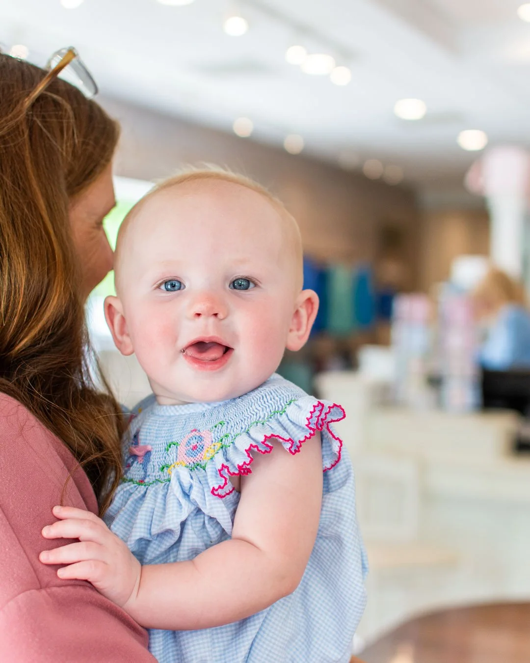 A big perk of the job .... the cutest little munchkins come in to shop! 👑