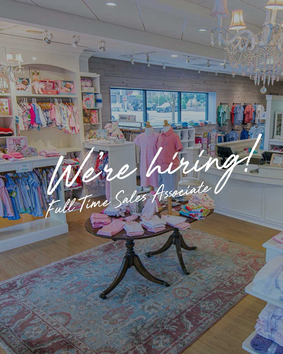 We need your help finding the right fit! Share this with someone who would make a great fit on our team. ✨

Fancy Pants seeks to add a Full Time Sales Associate to our close-knit team. Our children&rsquo;s boutique is a fun and pleasant environment t