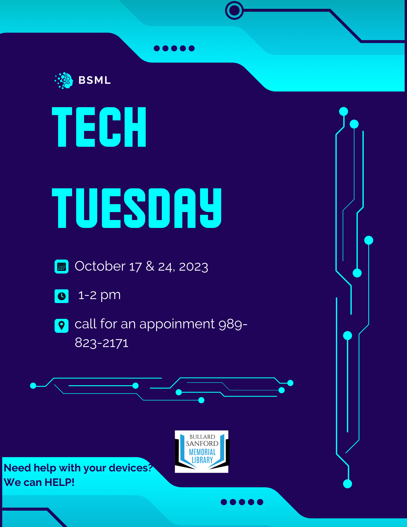 Calendar — Bullard Sanford Memorial Library
