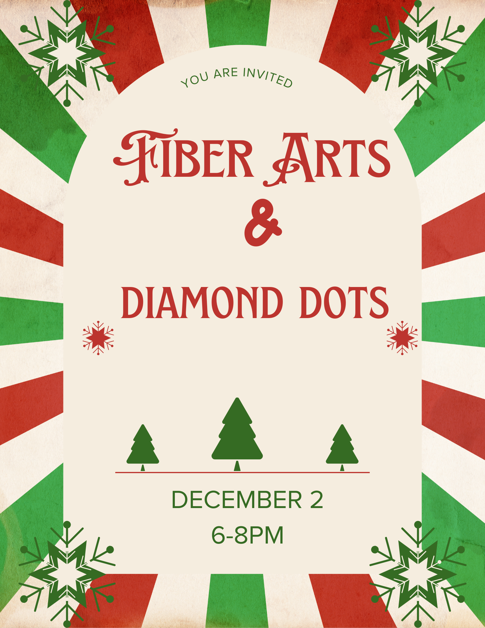 Fiber Arts &amp; Diamond Dots