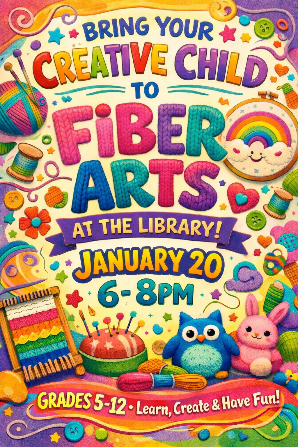 Fiber Arts &amp; Diamond Dots