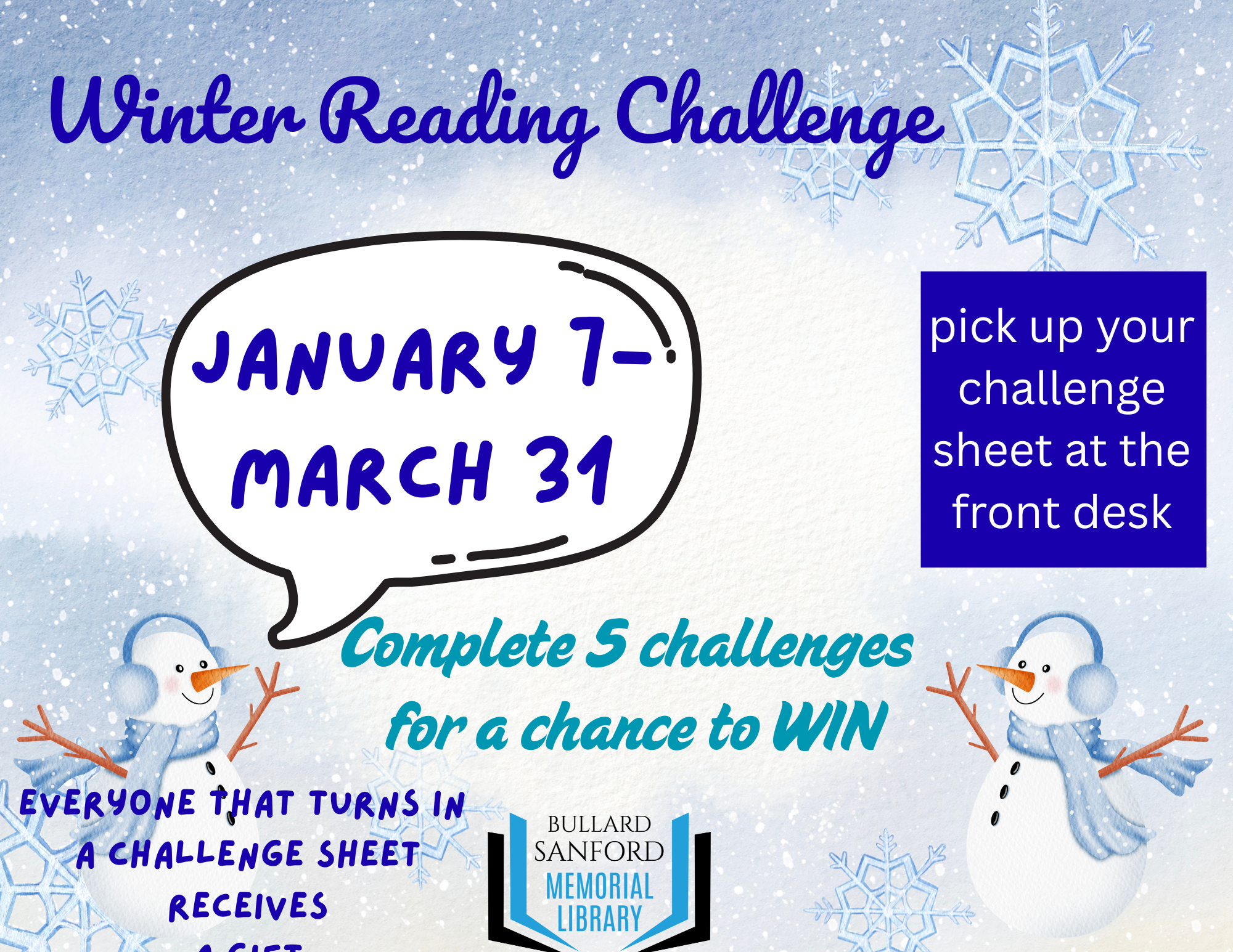 Winter Reading Challenge 2026 (adults)