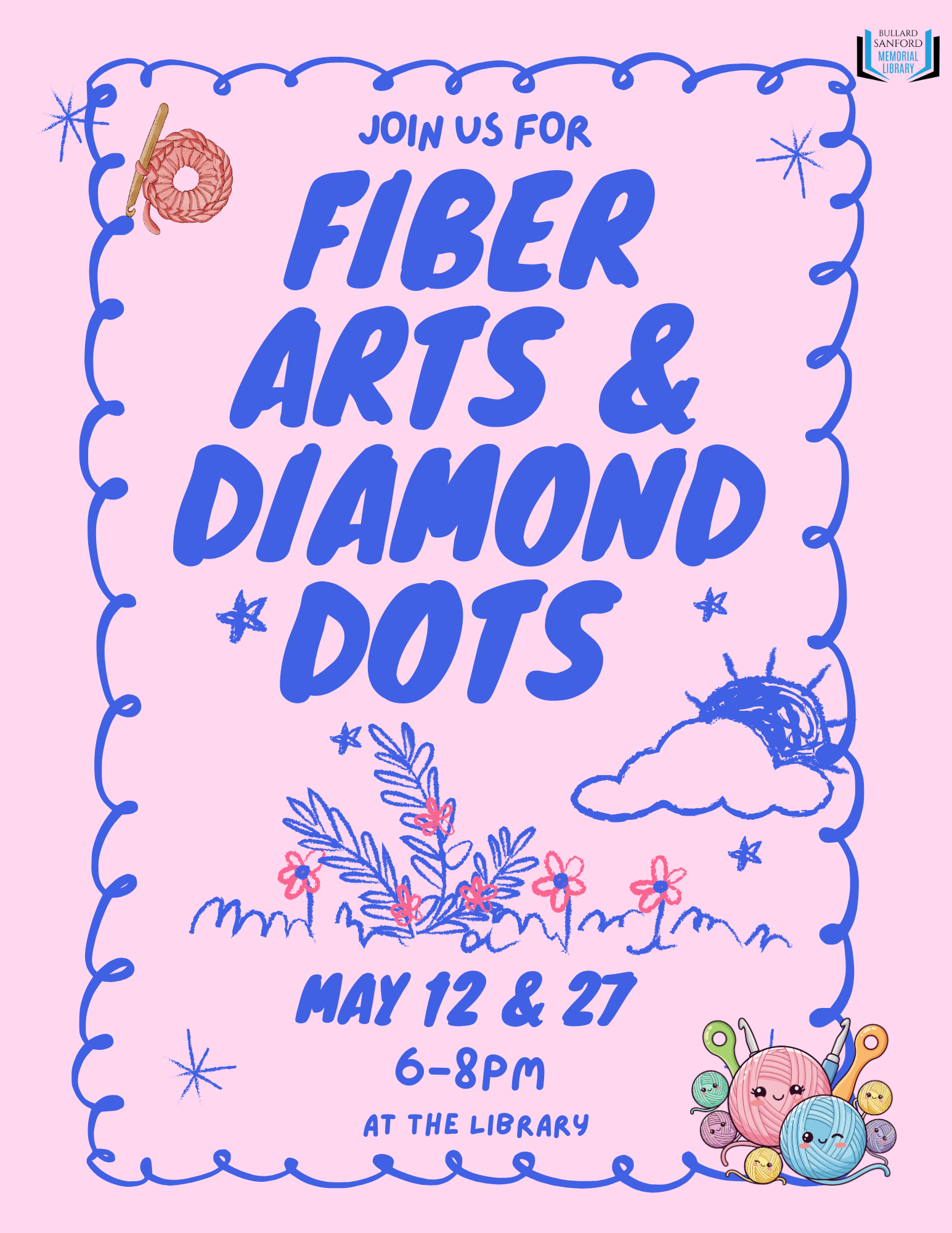 Fiber Arts & Diamond Dots