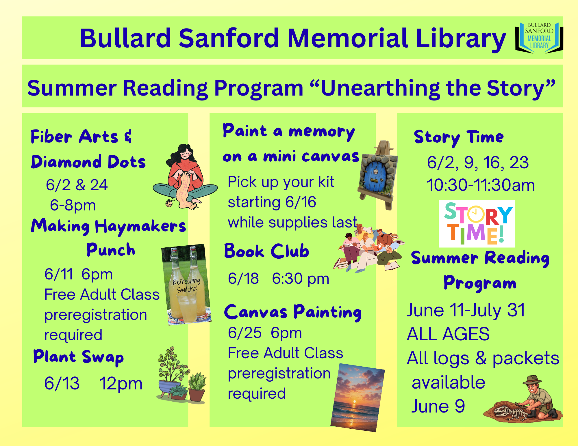 June Schedule of Events