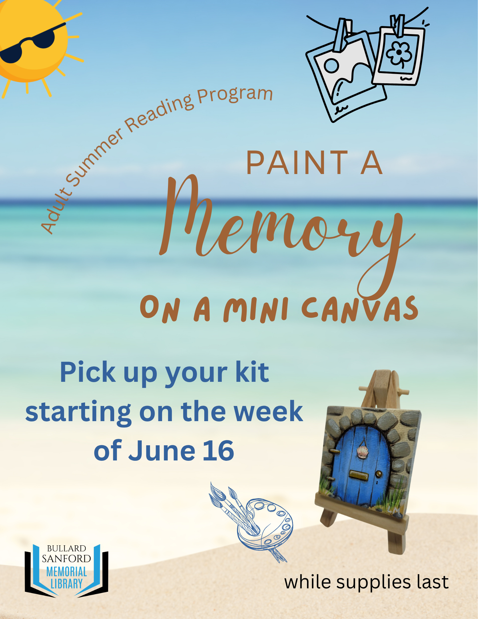 Paint a Memory on mini canvas