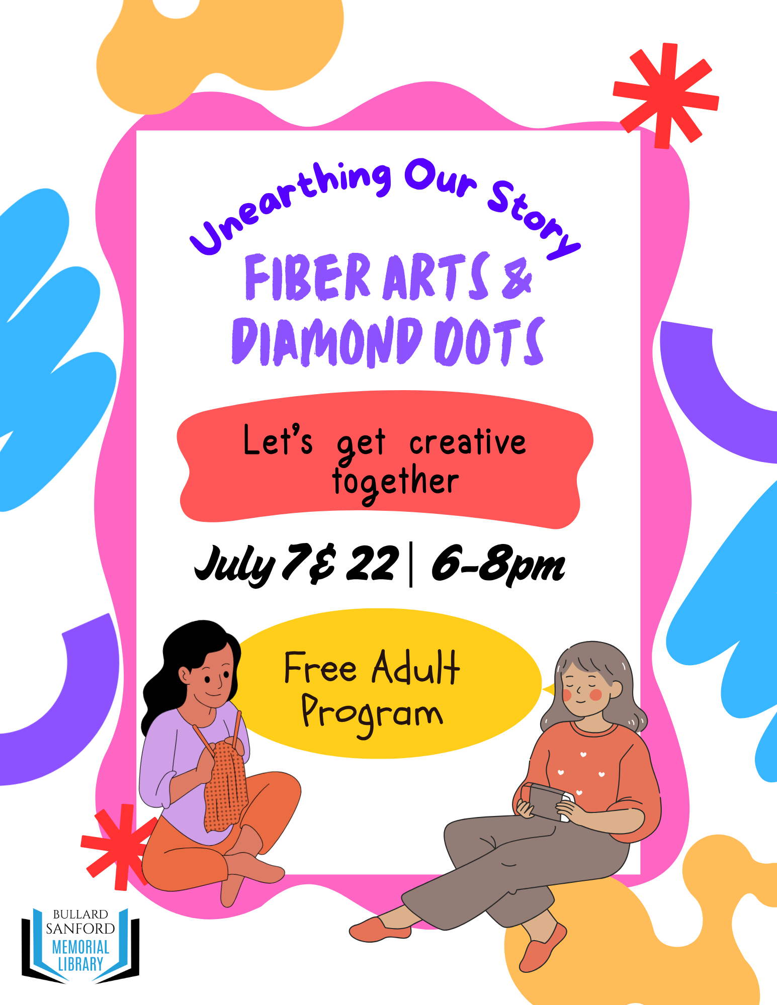 Fiber Arts & Diamond Dots