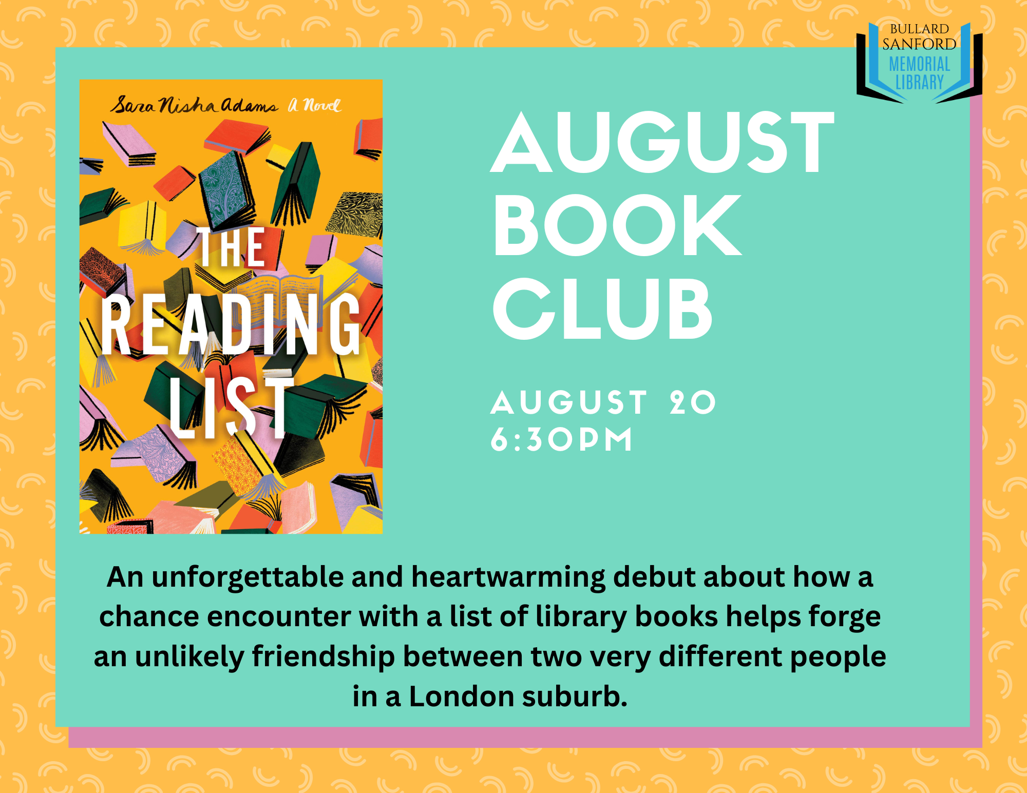 August Book Club