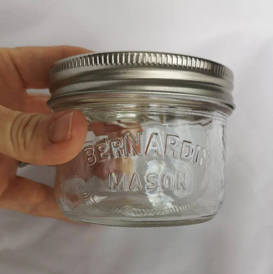 Mason Jar Wide Mouth - 250 ml Reusable Storage for Hand-held Bars