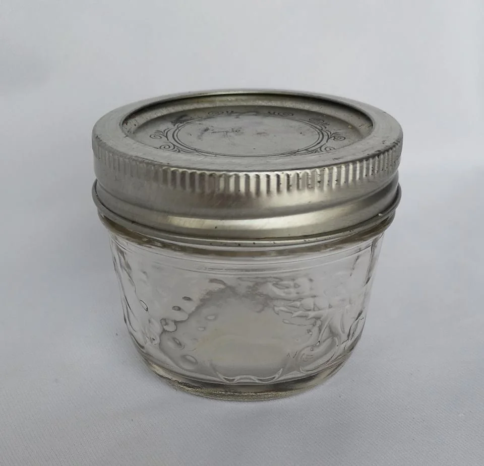 Mason Jar Standard Mouth - 100ml Reusable Storage for Facial Balm &amp; Tooth Soap