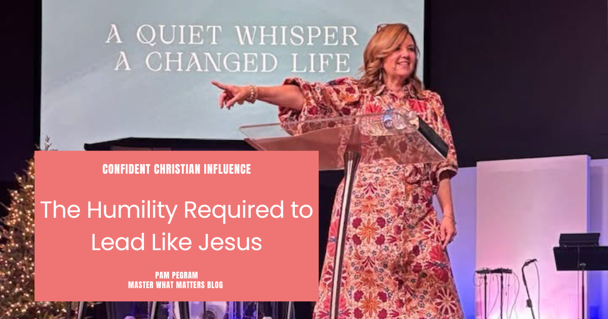 Christian leadership teaching about the humility required to lead like Jesus and influence others with biblical leadership principles.