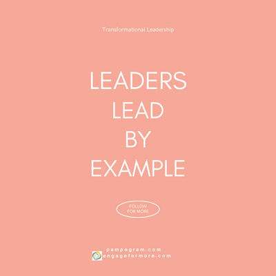 Leaders Lead by Example — Pam Pegram