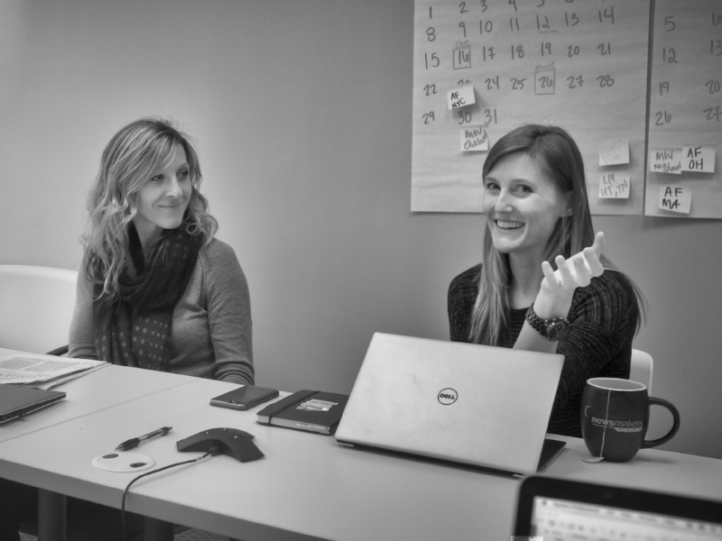 Book Trust's Director of Professional Development, Jessie Chase, and VP of Program and Strategy, Melissa Wagasky