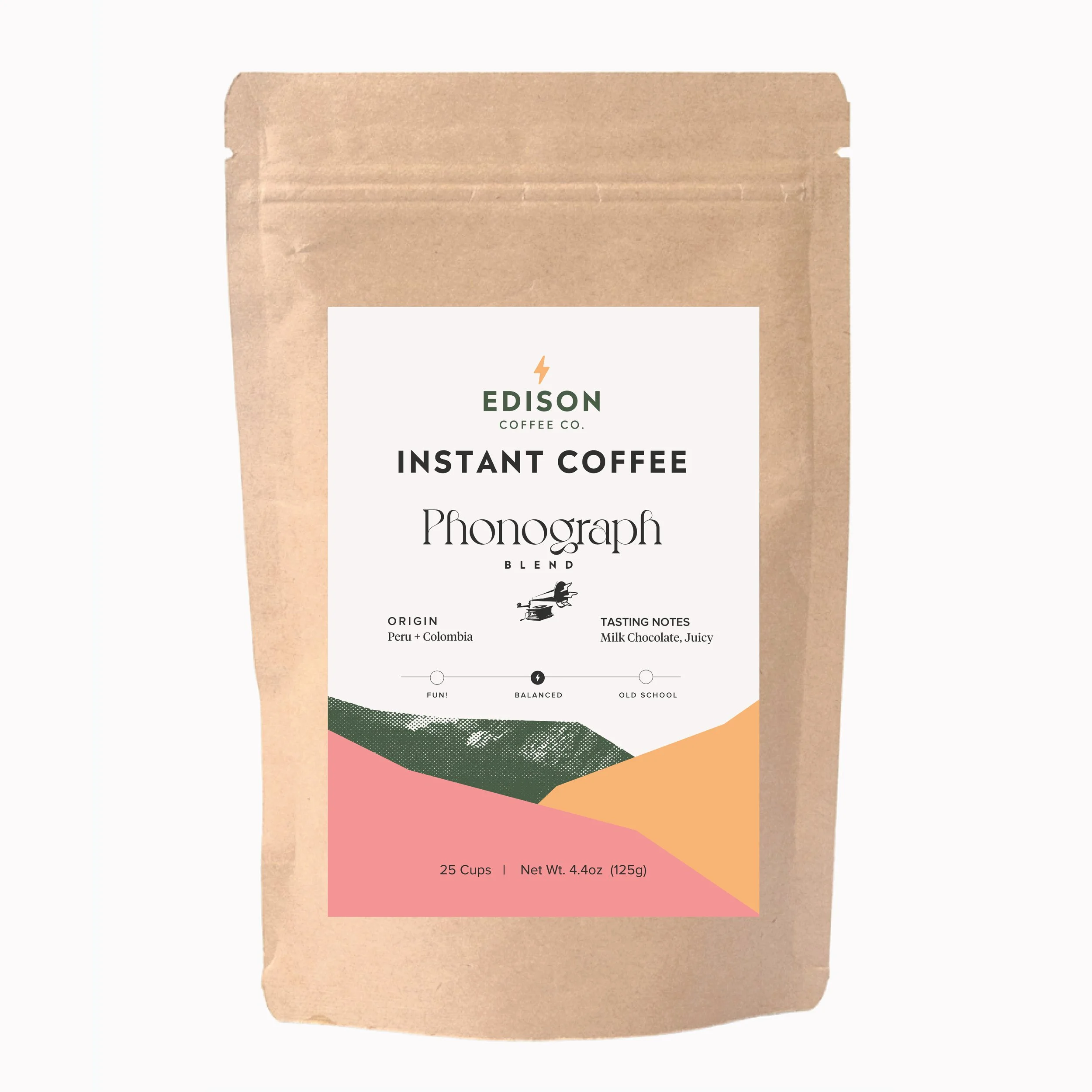 Instant Bulk Bag (25 cups) Phonograph