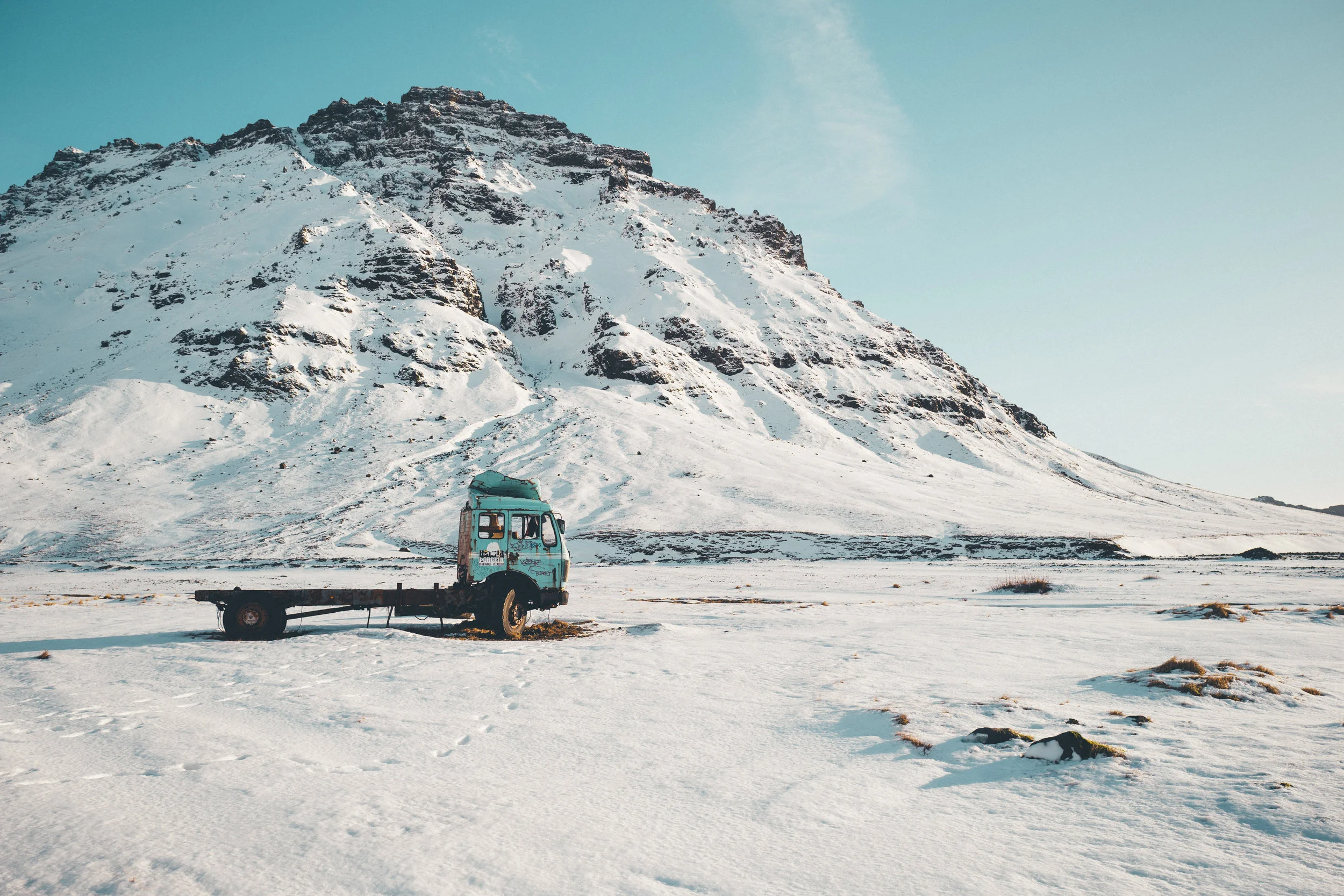 On the road to Seljavallalaug