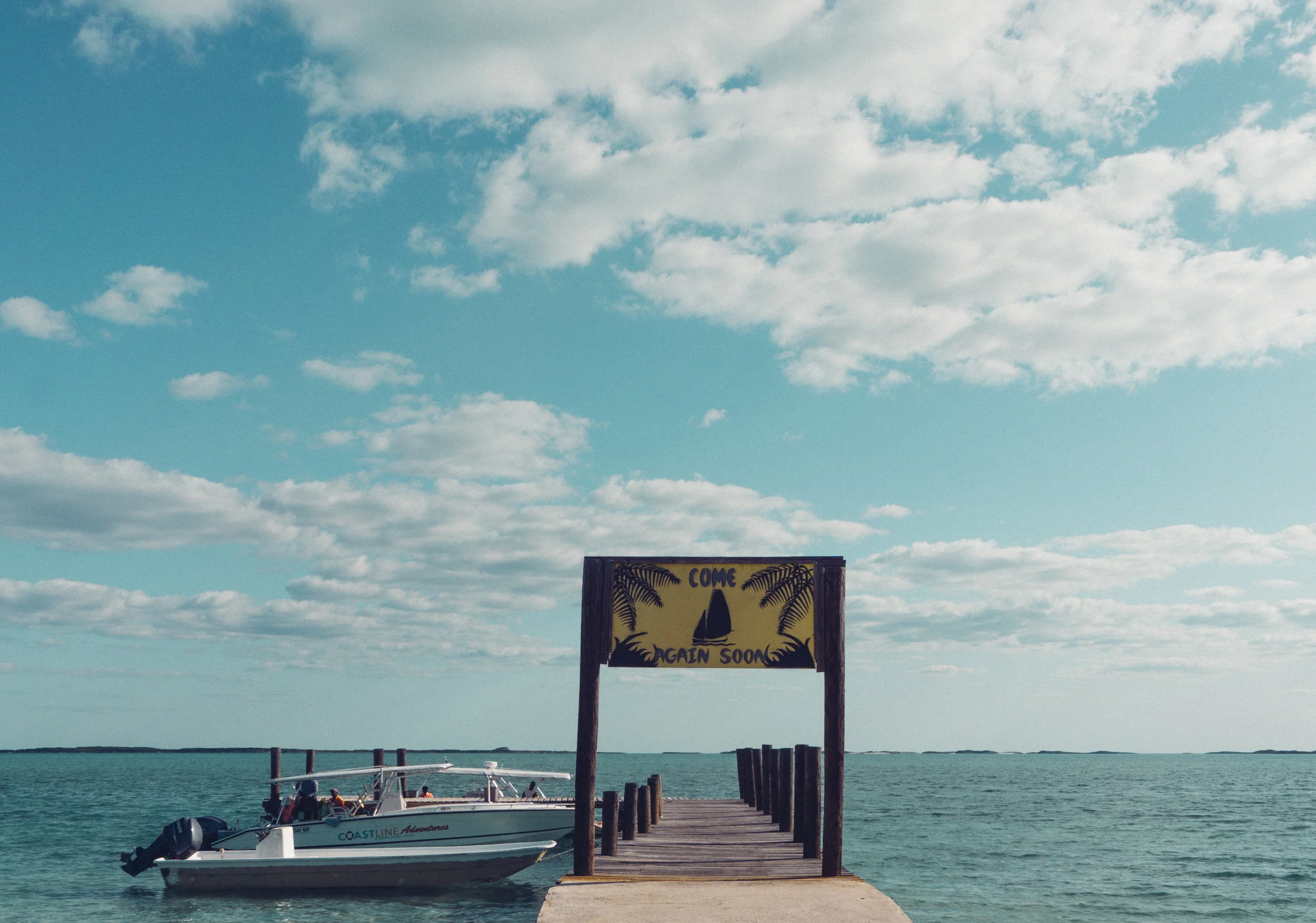 The dock to the boat