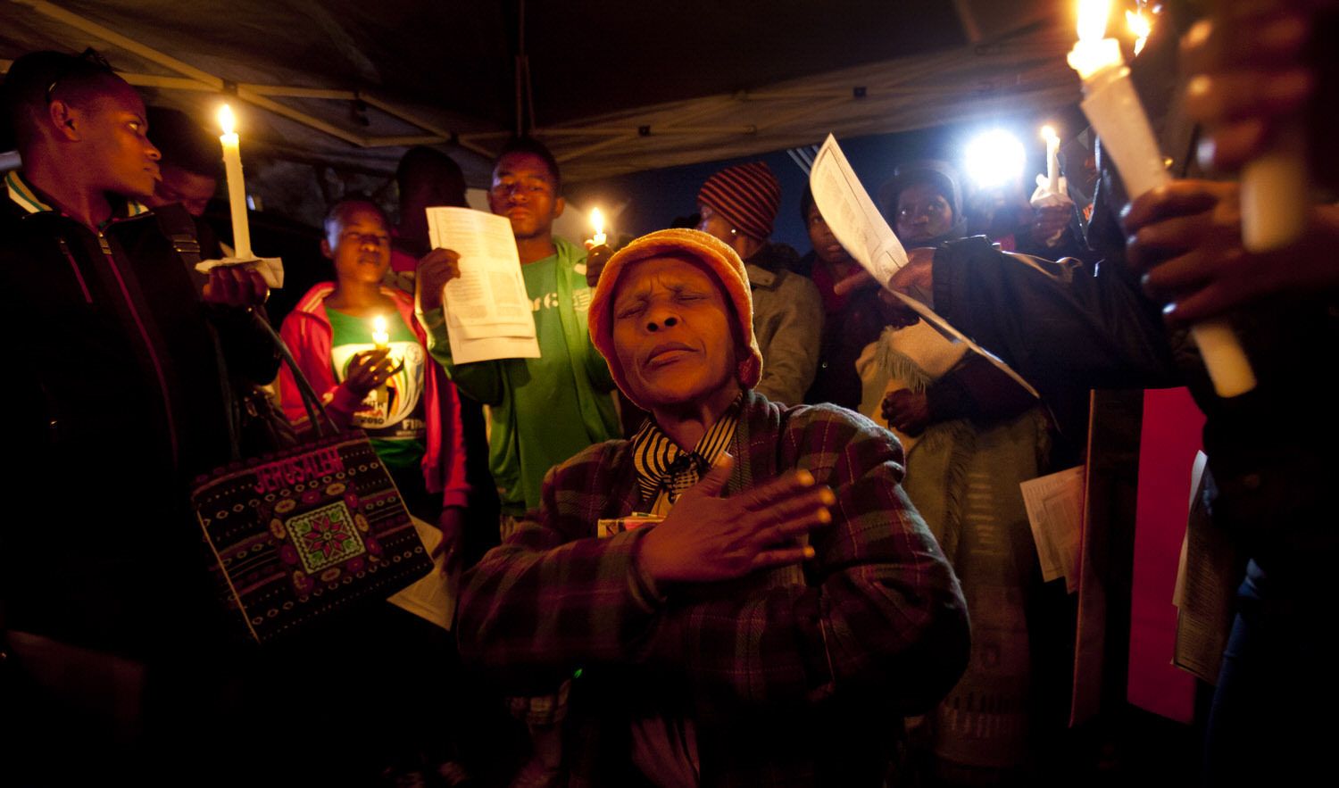 Praying for Mandela