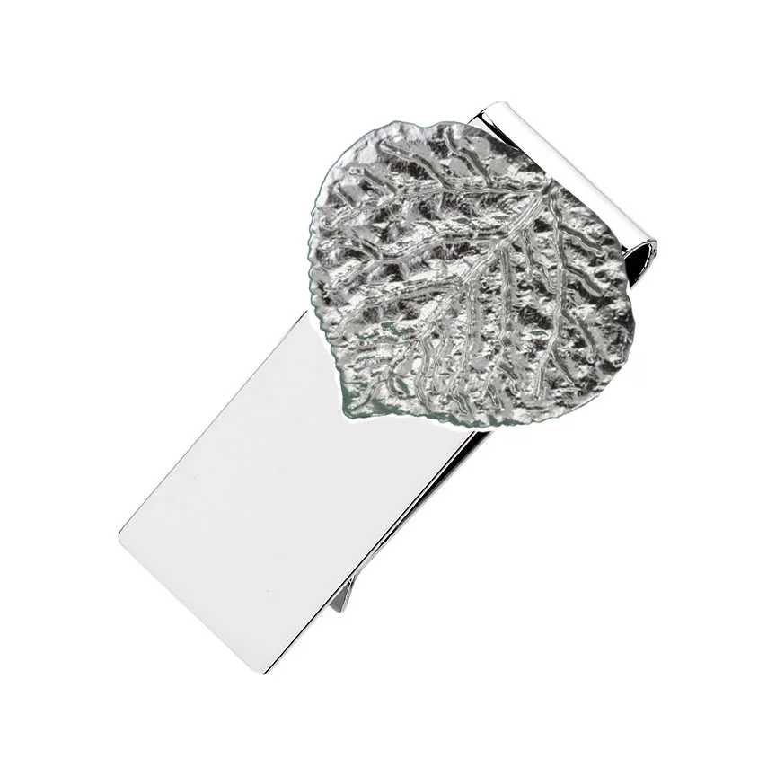 Sterling Silver Large Aspen Leaf Money Clip.jpg