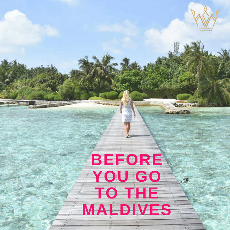 Before you go to the Maldives