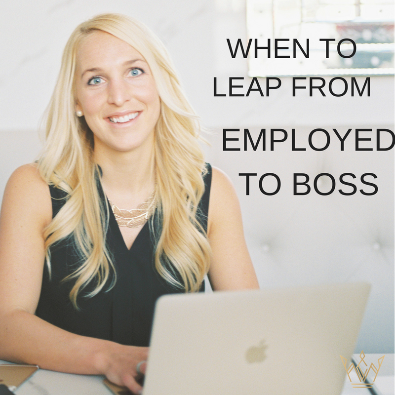 When to Leap from Employed to Boss