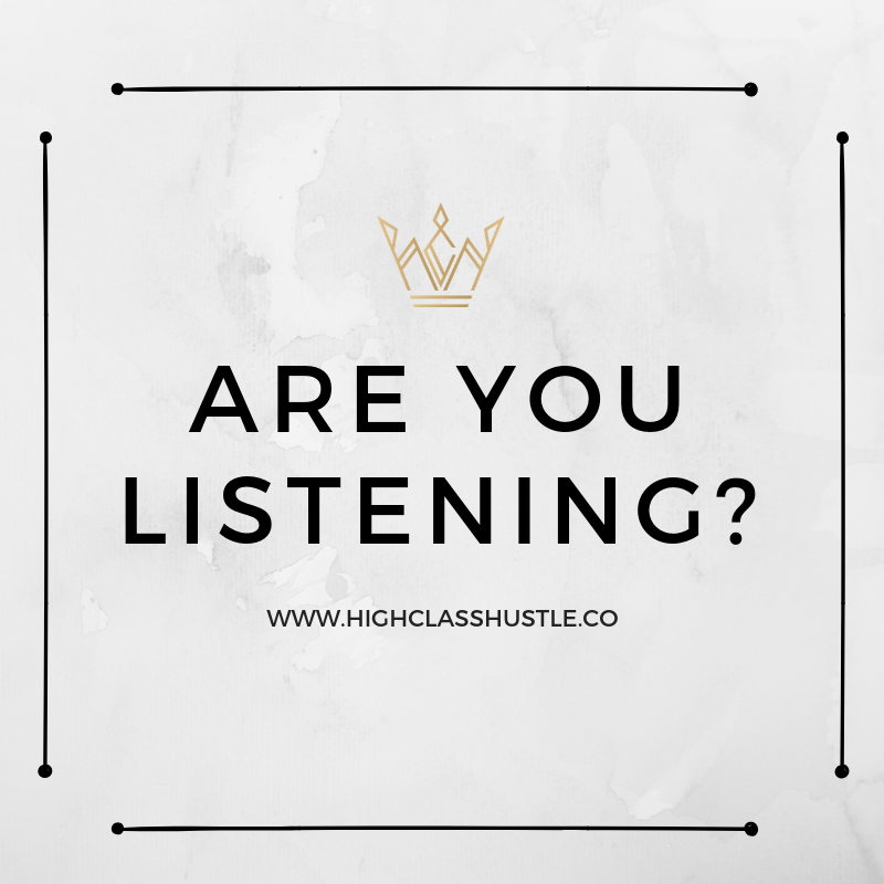 Are you Listening?