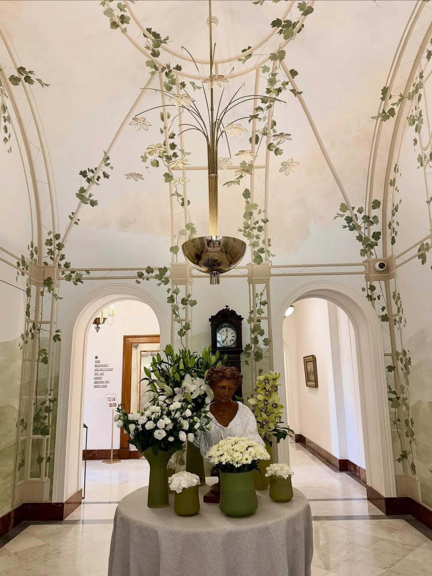 Palermo Style  Pulling-off this wallpaper and tile combo is impressive