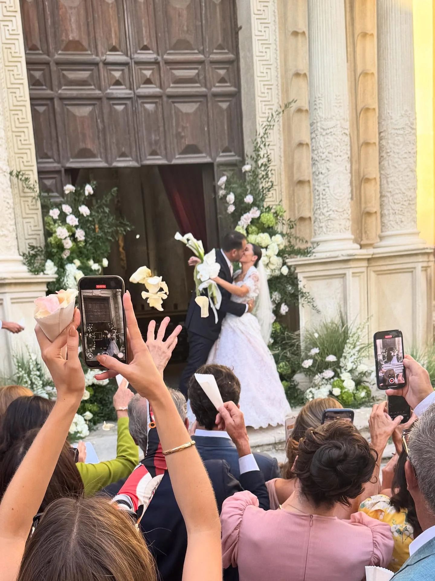 Tying the Knot 🇮🇹&hearts;️⛪️ Beautiful Bride  Joy in Puglia  Happy to be a part of the Celebration