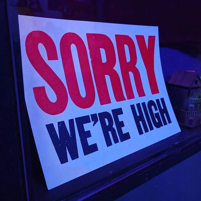 Spent the afternoon at @meow__wolf  and found some @powerandlightpress #houseofeternalreturn #laserlights