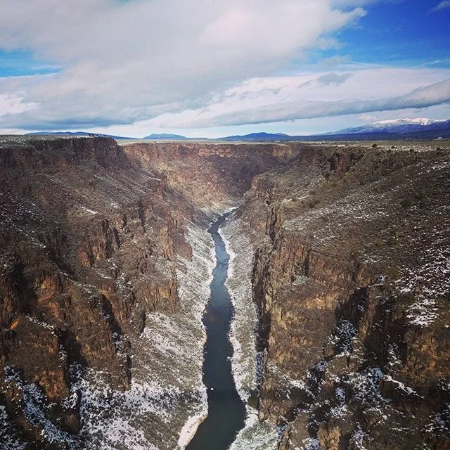 Rio Grande Gorge on the way to Taos