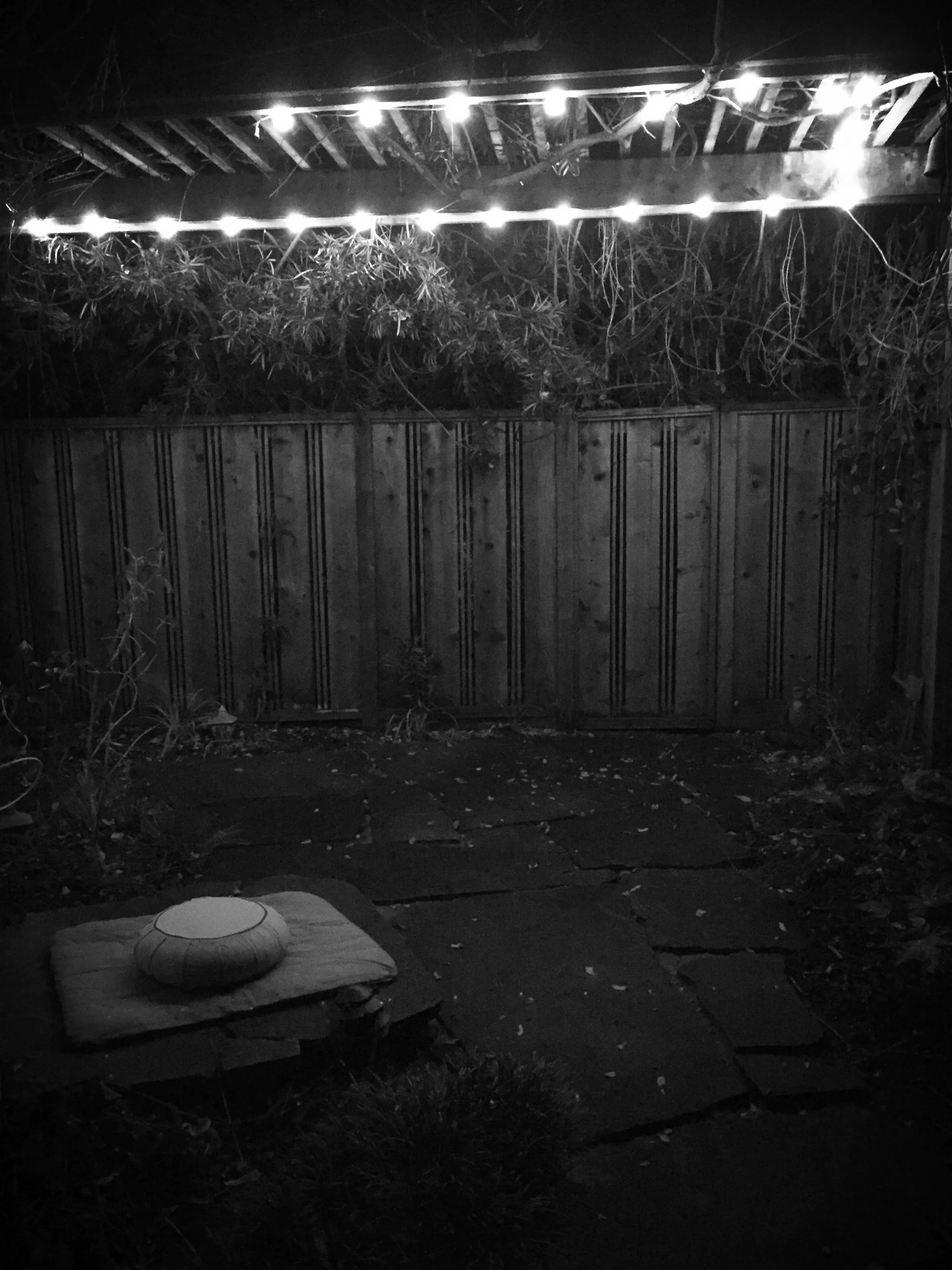 My quiet place in the dark.