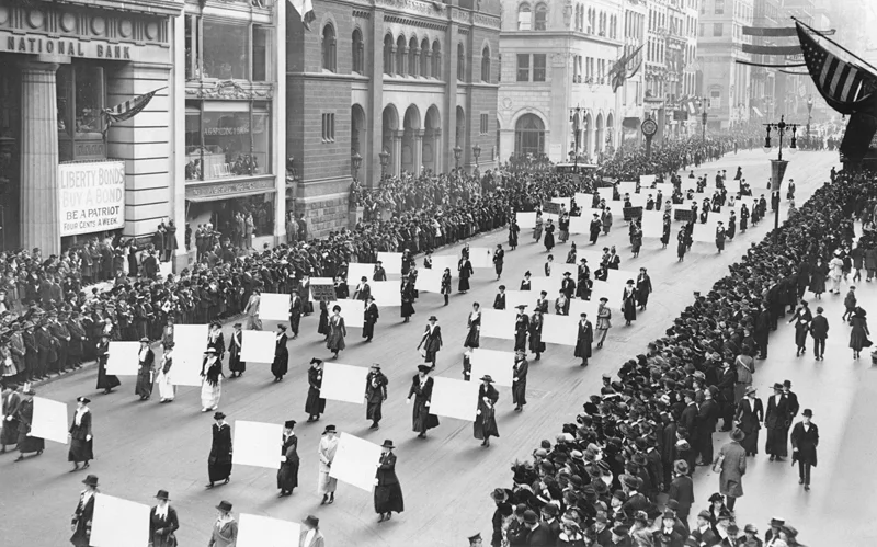 The original women's march. 