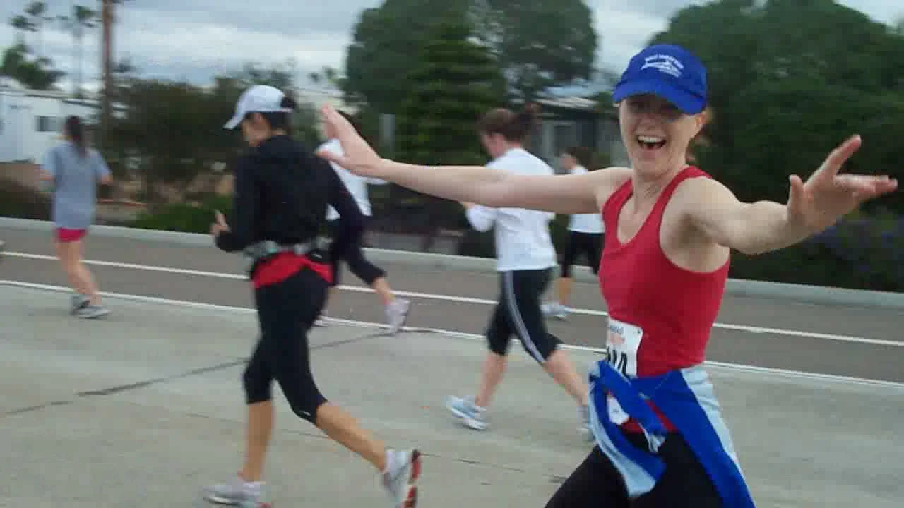 2007 - the first race in my year of half-marathons. Tom and I ran seven that year. 