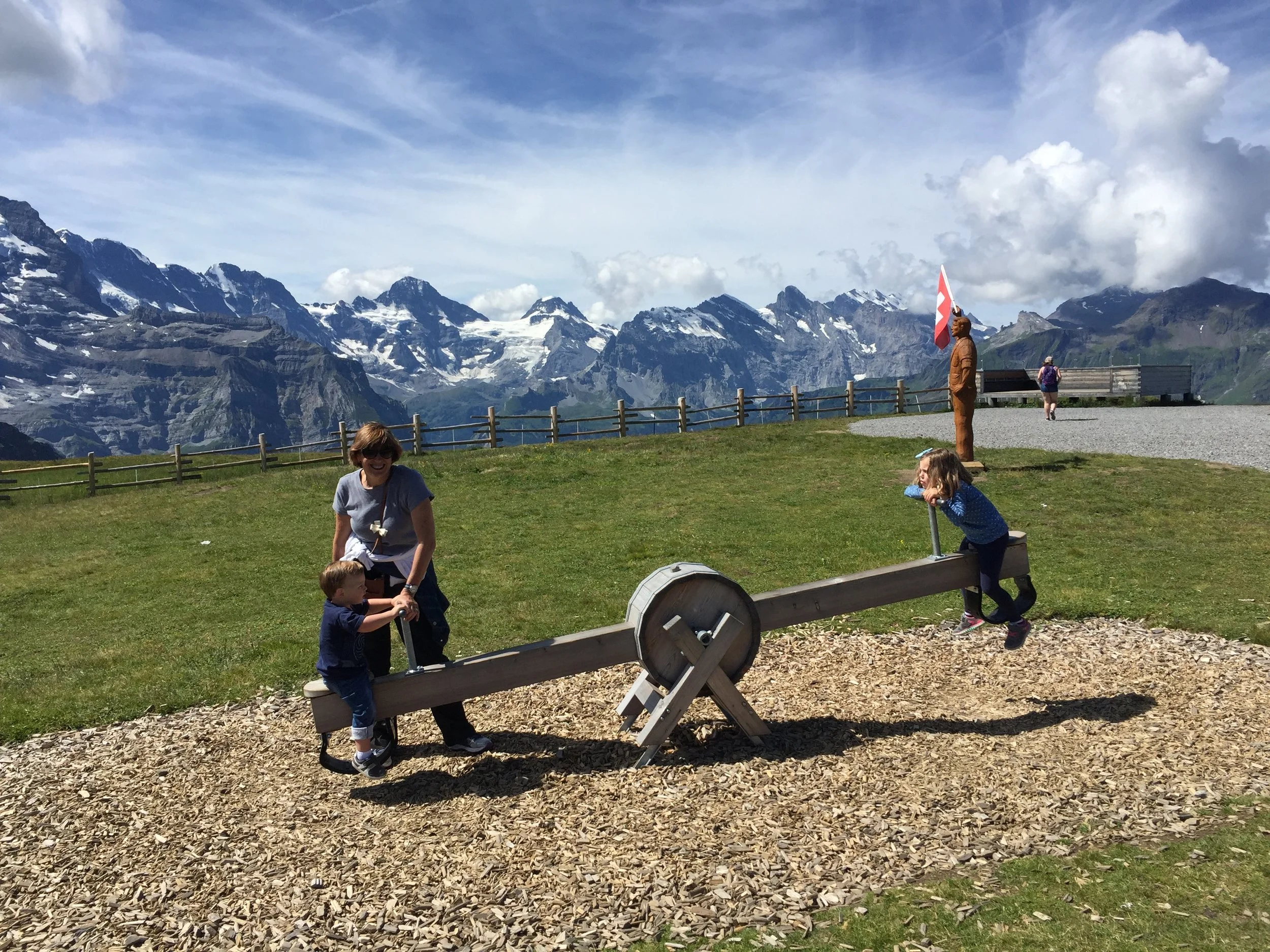 Just your average playground in the Alps