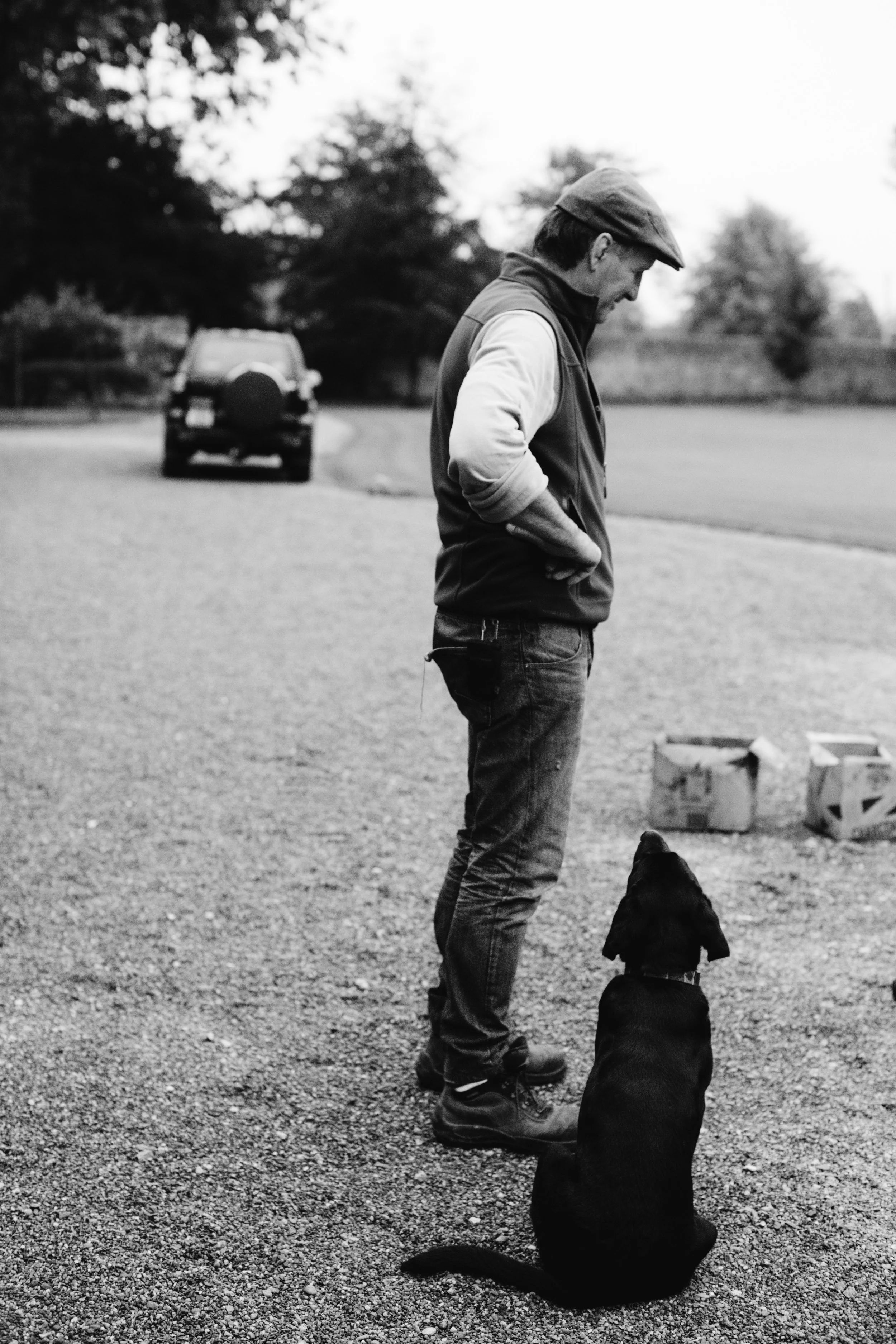 Man and his dog Ireland Toronto Travel Photographers - Suech and Beck