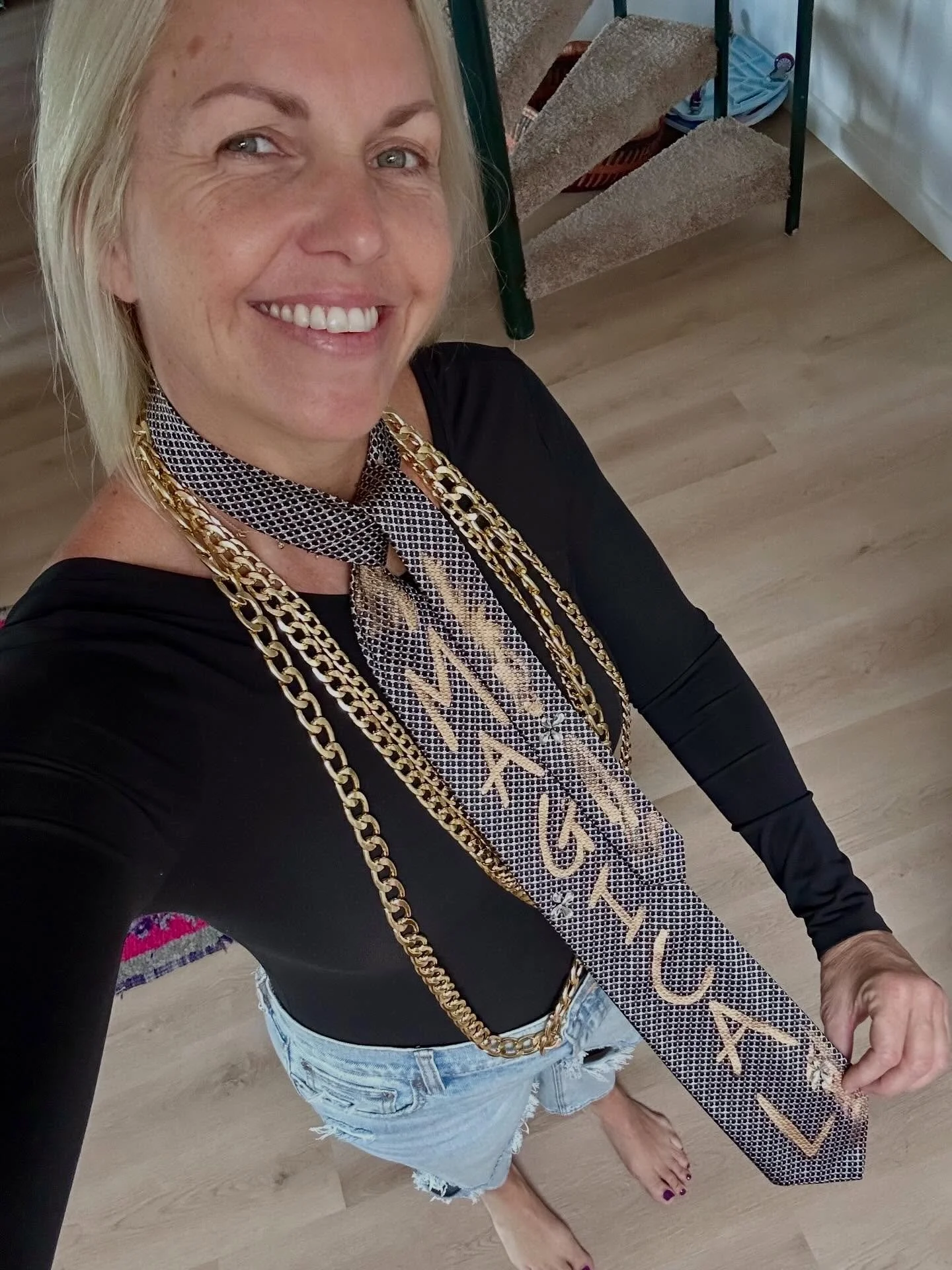 Monday Motivation, and we are here for all of the creativity! 

Amy has been not only expanding her mind through our design jobs, but also expanding the brand through unique and vintage hand painted items. Just like these ties! They are so fun to acc